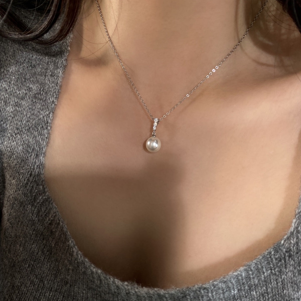 Simple Personalized All-match A Pearl Necklace For Women