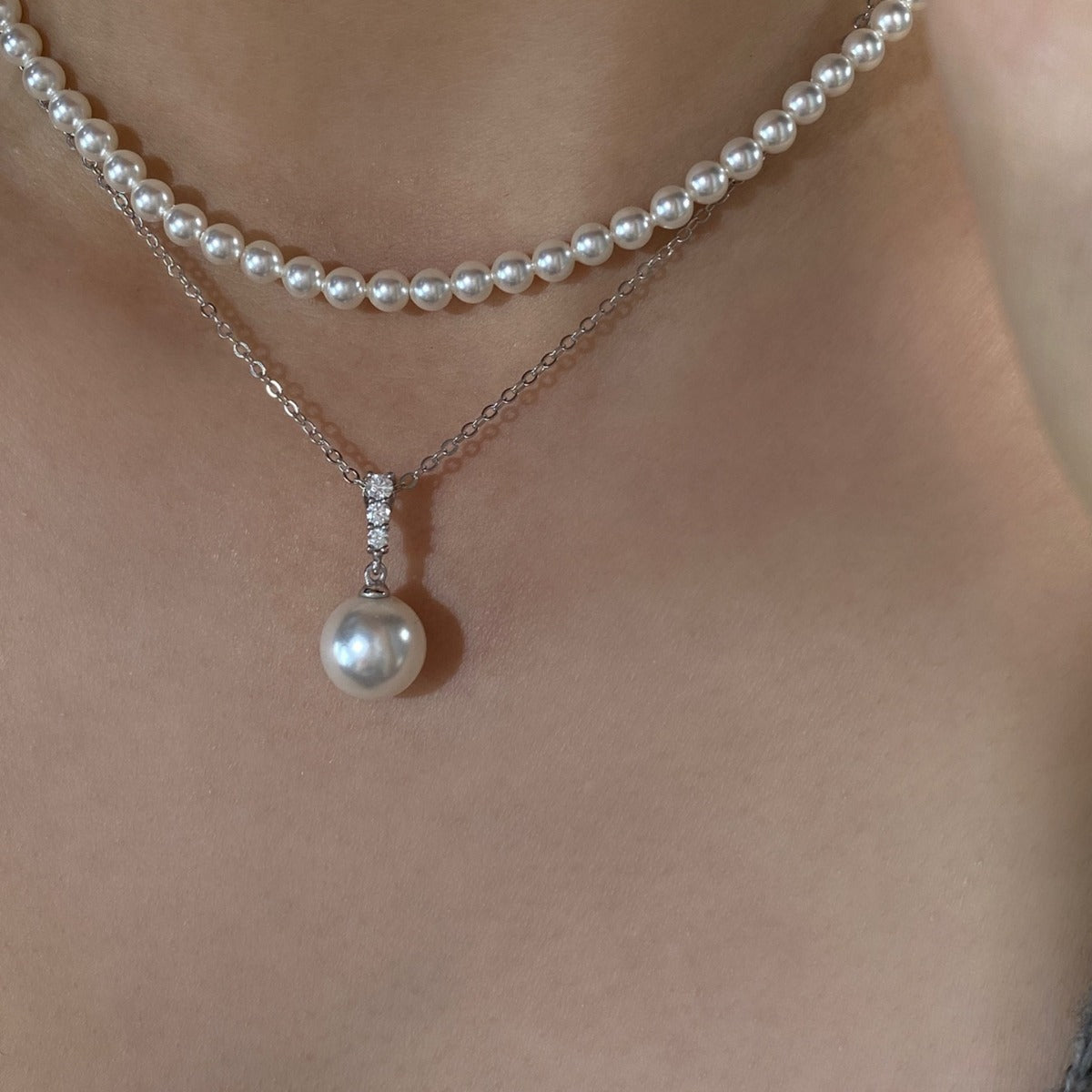 Simple Personalized All-match A Pearl Necklace For Women