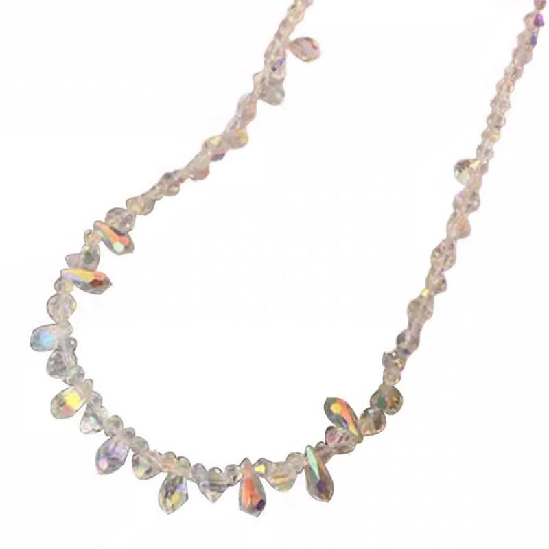 Colorful Crystal Necklace Women's Simple Niche